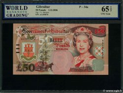 50 Pounds Sterling GIBRALTAR  2006 P.34a UNC