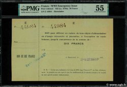 10 Francs Non émis FRANCE Regionalismus und verschiedenen Beaucourt 1915 JP.90.09 fST