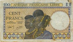 100 Francs AFRIQUE ÉQUATORIALE FRANÇAISE  1941 P.08 fSS