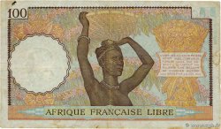 100 Francs AFRIQUE ÉQUATORIALE FRANÇAISE  1941 P.08 BC+