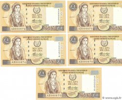 1 Pound Consécutifs CYPRUS  2004 P.60d UNC