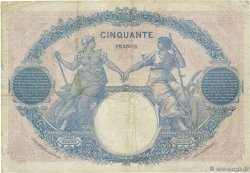 50 Francs BLEU ET ROSE FRANCIA  1925 F.14.38 BC+
