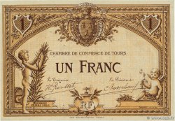 1 Franc Spécimen FRANCE regionalismo y varios Tours 1915 JP.123.02