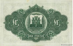 1 Pound GIBRALTAR  1958 P.15c MBC+