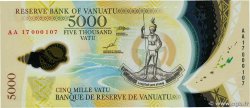 5000 Vatu Petit numéro VANUATU  2017 P.19