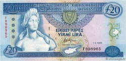 20 Pounds CYPRUS  1993 P.56b AU-