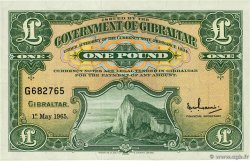 1 Pound GIBRALTAR  1965 P.18a AU-