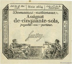 50 Sols FRANKREICH  1793 Ass.42c