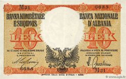 10 Lek ALBANIA  1940 P.11 EBC