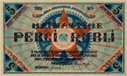 5 Rubli LETTLAND  1919 P.R3a ST