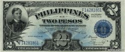 2 Pesos PHILIPPINES  1944 P.095a AU