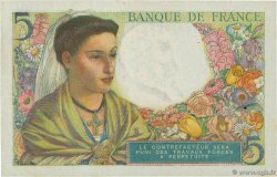 5 Francs BERGER FRANKREICH  1943 F.05.04 VZ