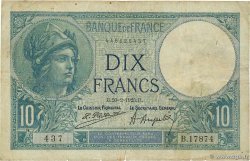 10 Francs MINERVE FRANKREICH  1925 F.06.09 SGE