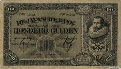 100 Gulden NIEDERLÄNDISCH-INDIEN  1928 P.073b S