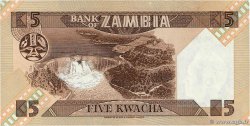 5 Kwacha Numéro radar ZAMBIA  1980 P.25d FDC