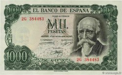 1000 Pesetas Numéro radar SPAIN  1971 P.154 UNC-