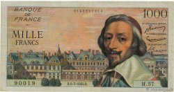 1000 Francs RICHELIEU FRANKREICH  1954 F.42.06