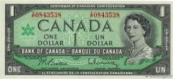 1 Dollar CANADA  1967 P.084b
