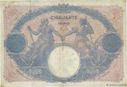 50 Francs BLEU ET ROSE FRANCE  1915 F.14.28 TB
