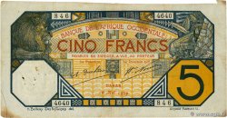 5 Francs DAKAR AFRIQUE OCCIDENTALE FRANÇAISE (1895-1958) Dakar 1929 P.05Bf
