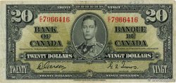 20 Dollars CANADA  1937 P.062b F