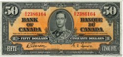 50 Dollars CANADA  1937 P.063b pr.TTB
