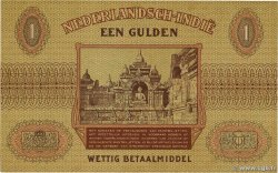 1 Gulden NETHERLANDS INDIES  1940 P.108a AU+