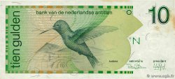 10 Gulden NETHERLANDS ANTILLES  1986 P.23a