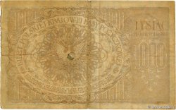 1000 Marek POLOGNE  1919 P.022d TB