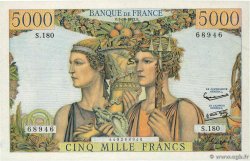 5000 Francs TERRE ET MER FRANCIA  1957 F.48.17 q.SPL