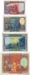 25, 50, 100 au 1000 Pesetas Lot SPAGNA  1928 P.074b, P.075b, P.076a et P.078a BB to SPL