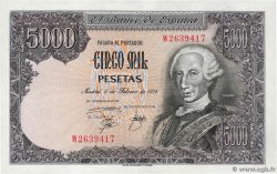 5000 Pesetas ESPAGNE  1976 P.155 SPL+