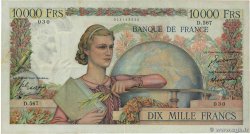 10000 Francs GÉNIE FRANÇAIS FRANCE  1949 F.50.24 VF