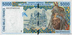 5000 Francs WEST AFRICAN STATES  2002 P.813Tk UNC-