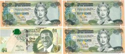 1/2 et 1 Dollar Lot BAHAMAS  2001 P.68 et P.71 q.FDC