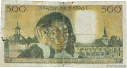 500 Francs PASCAL Faux FRANKREICH  1991 F.71.46x SGE