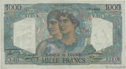 1000 Francs MINERVE ET HERCULE FRANKREICH  1949 F.41.25