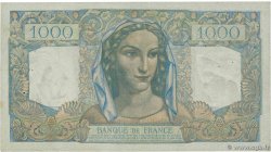 1000 Francs MINERVE ET HERCULE FRANKREICH  1949 F.41.25 fVZ