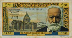 5 Nouveaux Francs VICTOR HUGO FRANKREICH  1965 F.56.17