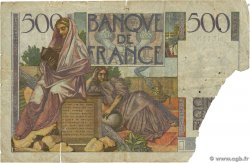 500 Francs CHATEAUBRIAND FRANKREICH  1952 F.34.09 GE
