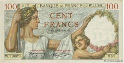 100 Francs SULLY FRANCE  1940 F.26.30 VF