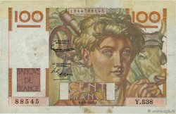 100 Francs JEUNE PAYSAN FRANCE  1953 F.28.36