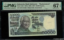 50000 Rupiah Remplacement INDONESIEN  1997 P.136cr ST