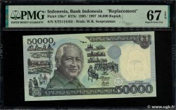 50000 Rupiah Remplacement INDONÉSIE  1997 P.136cr NEUF