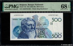 500 Francs BÉLGICA  1982 P.143a FDC