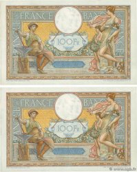 100 Francs LUC OLIVIER MERSON grands cartouches Consécutifs FRANCIA  1934 F.24.13 MBC+