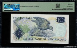 10 Dollars Petit numéro NEW ZEALAND  1975 P.166d UNC