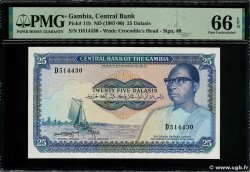 25 Dalasis GAMBIA  1987 P.11b UNC