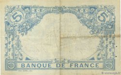 5 Francs BLEU FRANCIA  1915 F.02.32 BB