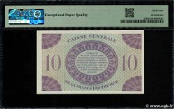 10 Francs Type anglais MARTINIQUE  1944 P.23 UNC-